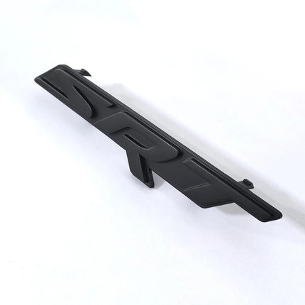 SRT & Hellcat Grille Emblem Badge Set Fits Dodge Challenger Charger - Chrome/Black