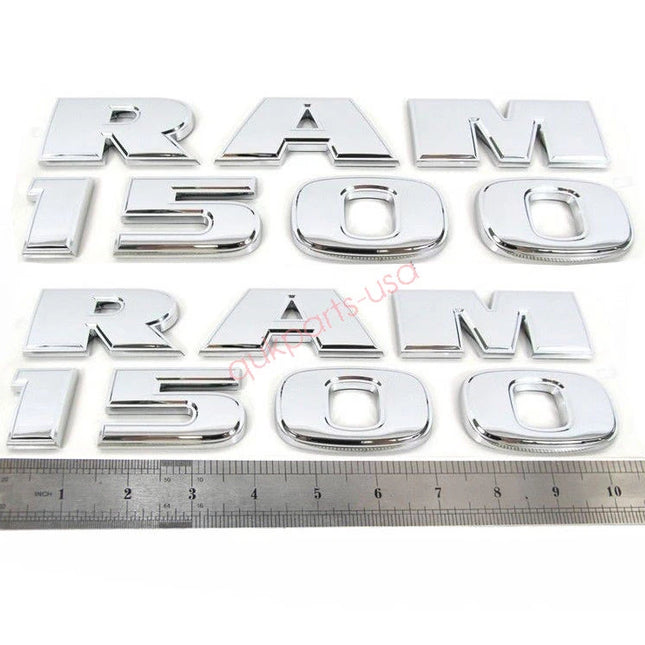 2Pack Side Badges for RAM 1500 Genuine Emblem 68247897AA (Black/Chrome/Red)