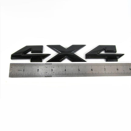 Heavy Duty Emblem Kit for RAM 3500 with 4x4 Optional Badge Replacement - Black/Red (2Pack/3Pack)