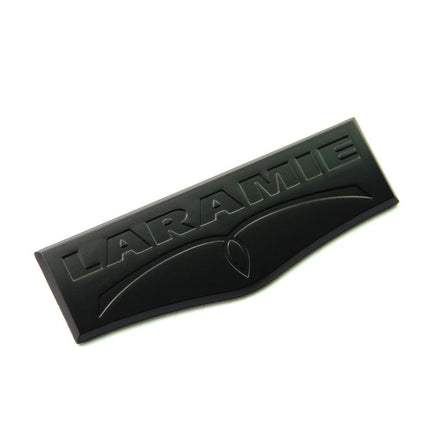 Laramie Tailgate Emblem Badge Fits Ram 1500/2500/3500 3D Replacement (Black/Red/Chrome)
