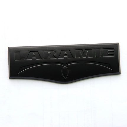 Laramie Tailgate Emblem Badge Fits Ram 1500/2500/3500 3D Replacement (Black/Red/Chrome)