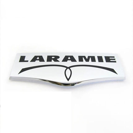 Laramie Tailgate Emblem Badge Fits Ram 1500/2500/3500 3D Replacement (Black/Red/Chrome)
