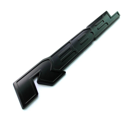 REBEL Tailgate Emblem Badge Fits Ram 1500/2500 3D 13" Replacement (Black/Red/Chrome)