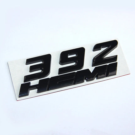 392 Side Emblem Badge Set Fits Dodge Challenger Charger Replacement (Black/Red)
