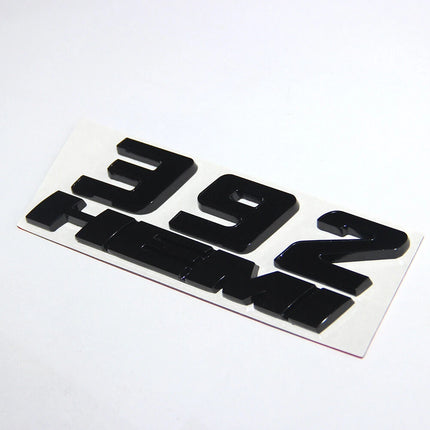 392 Side Emblem Badge Set Fits Dodge Challenger Charger Replacement (Black/Red)