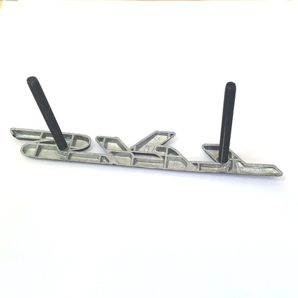 SRT Grille Badge for Dodge Charger Challenger Jeep Grand Cherokee (Black/Red/Chrome)