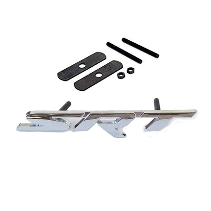 SRT Grille Badge for Dodge Charger Challenger Jeep Grand Cherokee (Black/Red/Chrome)