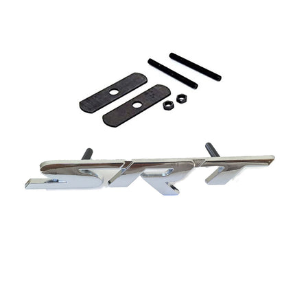 SRT Grille Badge for Dodge Charger Challenger Jeep Grand Cherokee (Black/Red/Chrome)