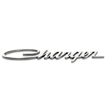Charger Emblem Badge – Fits Dodge Charger Genuine Replacement 2Pack (Black/Chrome)