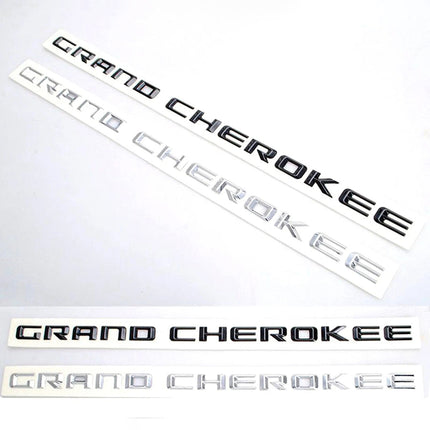Grand Cherokee Altitude Emblem Badges – Fits Jeep Grand Cherokee 2Pack (Black/Chrome)