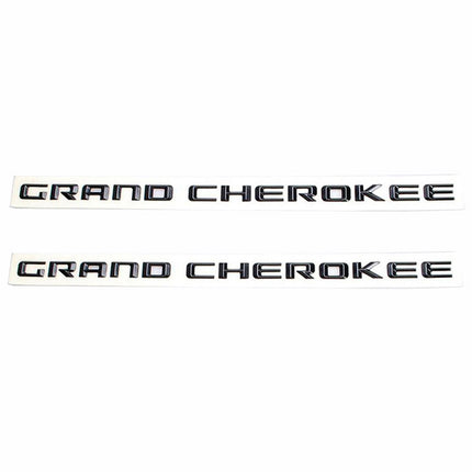 Grand Cherokee Altitude Emblem Badges – Fits Jeep Grand Cherokee 2Pack (Black/Chrome)