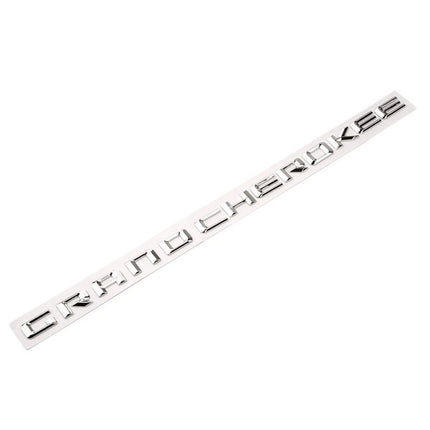 2-Pack Grand Cherokee Altitude Emblem for 2012-2020 Jeep Badge (Black/Chrome)