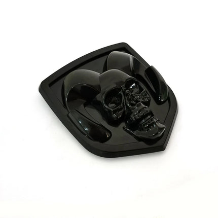 Grille Skull Emblem Badge 3D Replacement for 2006-2009 RAM 1500 2500 Black