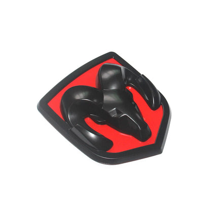 Grille Emblem Badge for 2006-2012 Ram 1500/2500 Genuine Replacement (Black/Red)