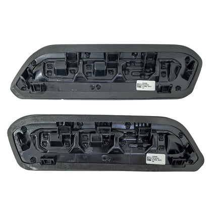 2Pack Emblems for RAM 1500 Heavy Duty Left & Right Hood Badges (Black/Red)