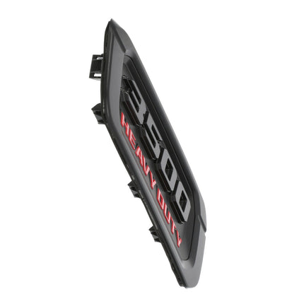 2Pack Emblems for RAM 3500 Heavy Duty Hood Badges (Black/Red/Chrome)