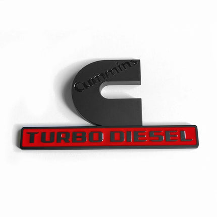 2Pack Emblems for 2019+ Ram 2500/3500 Cummins Turbo Diesel Badge