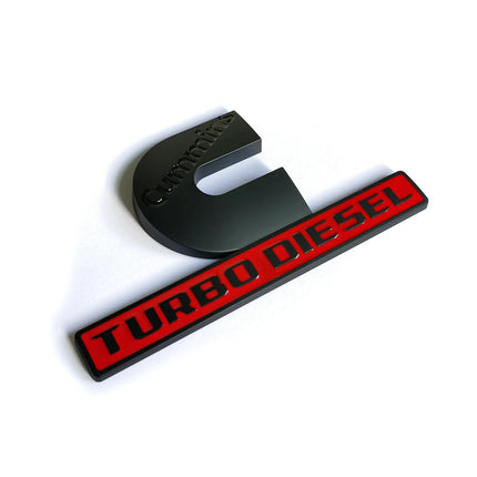 2Pack Emblems for 2019+ Ram 2500/3500 Cummins Turbo Diesel Badge