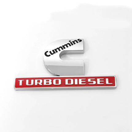 2Pack Emblems for 2019+ Ram 2500/3500 Cummins Turbo Diesel Badge