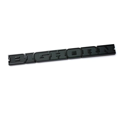 1Pack Badge For 2019-2020 RAM Bighorn Tailgate Emblem 68282632AC (Black/Red/Chrome)