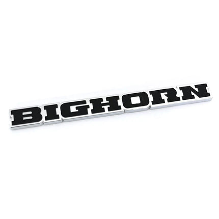 1Pack Badge For 2019-2020 RAM Bighorn Tailgate Emblem 68282632AC (Black/Red/Chrome)