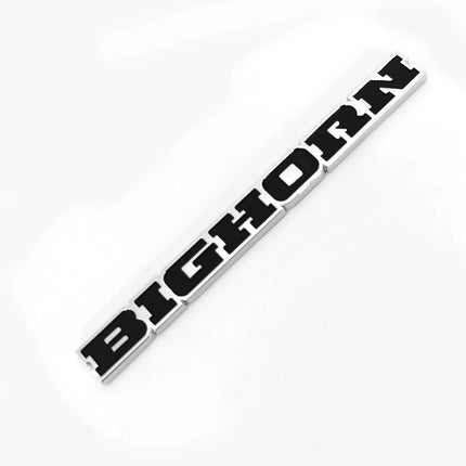 1Pack Badge For 2019-2020 RAM Bighorn Tailgate Emblem 68282632AC (Black/Red/Chrome)
