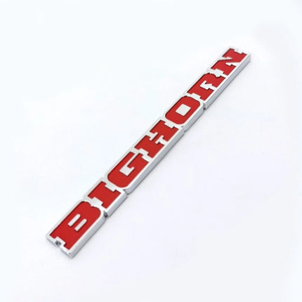 1Pack Badge For 2019-2020 RAM Bighorn Tailgate Emblem 68282632AC (Black/Red/Chrome)