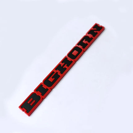 1Pack Badge For 2019-2020 RAM Bighorn Tailgate Emblem 68282632AC (Black/Red/Chrome)