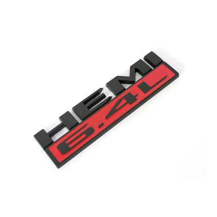 2Pack Badges For 2019-2024 RAM 2500 3500 6.4L HEMI Emblem Replacement (Black/Red/White/Chrome)