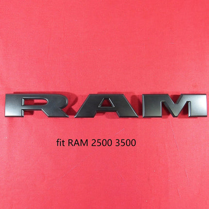 1Pack Grille Emblem for 2019-2024 RAM 2500 3500 Front 3D Badge (Black/Chrome)