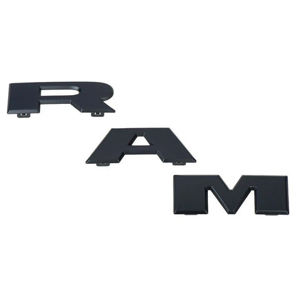 1Pack Grille Emblem for 2019-2024 RAM 2500 3500 Front 3D Badge (Black/Chrome)