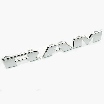 1Pack Grille Emblem for 2019-2024 RAM 2500 3500 Front 3D Badge (Black/Chrome)