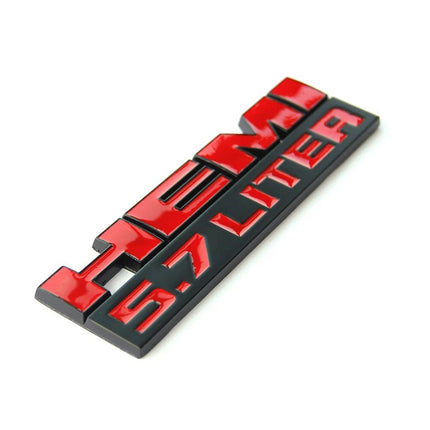 5.7 Liter Side Emblem Badge Set Fits Dodge Challenger Charger RAM 1500