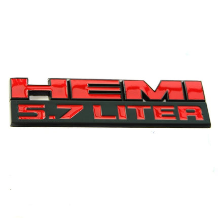 5.7 Liter Side Emblem Badge Set Fits Dodge Challenger Charger RAM 1500